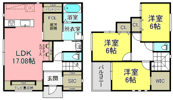 木造２階建の参考プランございます！