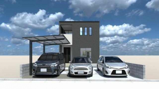 【完成予想図】住みやすい立地が魅力的☆スタイリッシュなデザイ