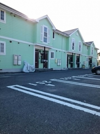 駐車場に車を止められます