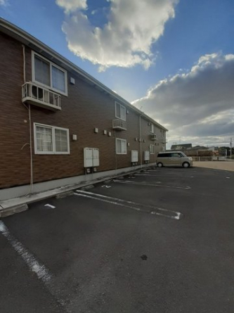 駐車場に車を止められます