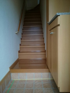 明るい玄関です