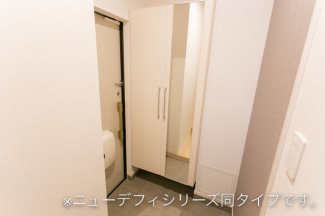 落ち着いた玄関です