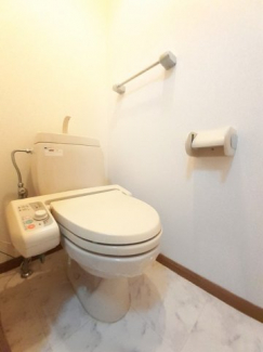 清潔感のあるトイレです