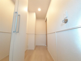 シンプルで使いやすい玄関です