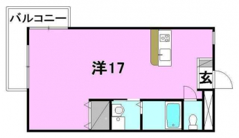 内観写真は１ＬＤＫ（リフォーム済）のお部屋です。