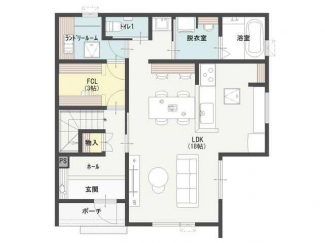 １階間取り図