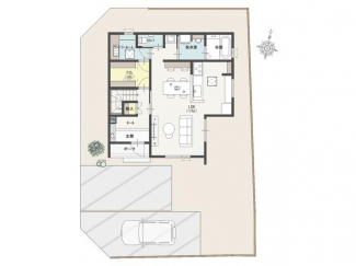 車２台駐車可能なスペース有り◎