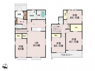 Ａ号棟間取り図
