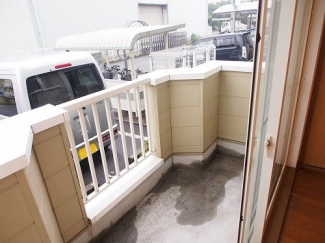 広々としたバルコニーです