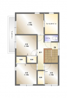 2階間取図