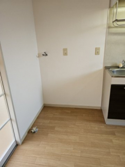 室内洗濯機置き場です