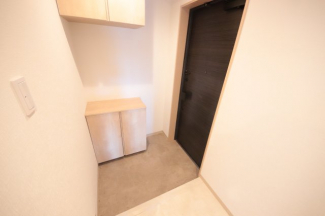 明るい玄関です