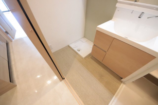 広い洗面スペース