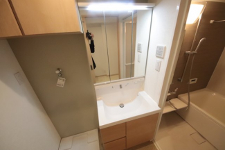 朝の身支度には欠かせない独立洗面化粧台