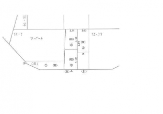 栗田アパート前駐車場の画像