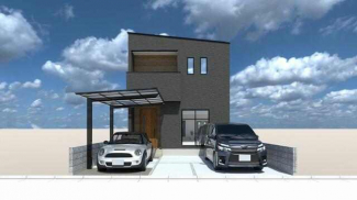 【完成予想図】住みやすい立地が魅力的☆スタイリッシュなデザイ