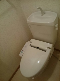 ゆったりとした空間のトイレです