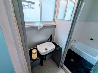 かわいい洗面台新設しました