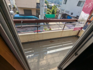 南向きのベランダです。