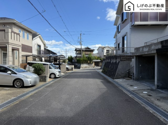 前面道路です。