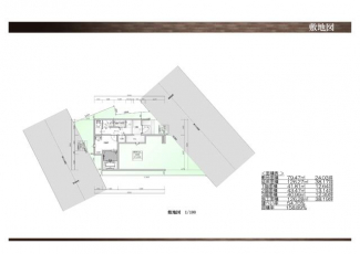 新築モデルプラン（敷地図）