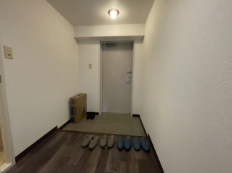 シンプルで使いやすい玄関です