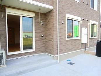 お庭でゆったりと過ごせます