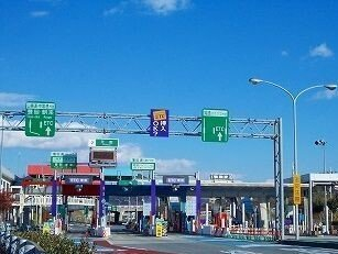 播但道花田インターまで1000m