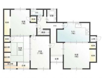 東田　２階建て　賃貸の画像