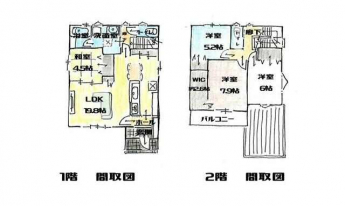 松山市星岡３丁目の新築一戸建ての画像