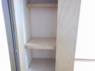 ちょっとした収納スペースも充実しています