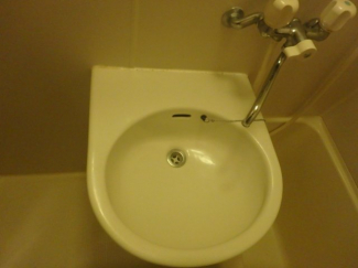 スペースが確保できる洗面所です