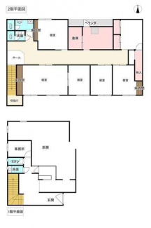 １Ｆ改装中です、間取り変更の可能性あります