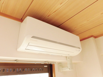 エアコン付いて快適にすごせますね☆