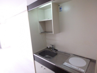 コンパクトなキッチンで掃除もラクラク