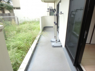 陽当たり良好なバルコニーです