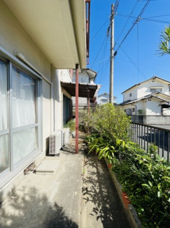 お庭の付いた物件です