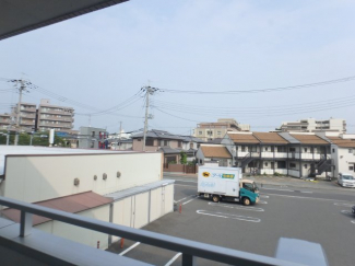 バルコニーからの景色です