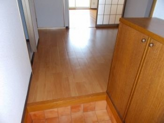 ゆったりとした玄関です