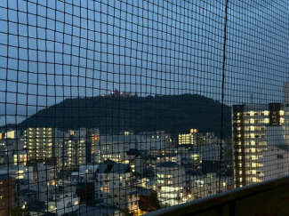 松山城がとてもよく見えます！