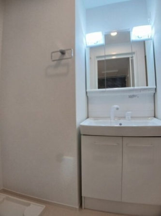 コンパクトで使いやすい洗面所