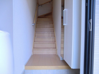 ゆったりとした玄関です