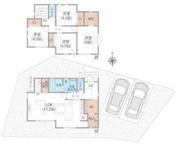 動線の良さが暮らしを変える、３か所からアクセスできるＬＤＫ。