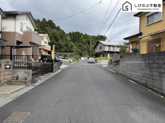 前面道路です。