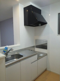 コンパクトなキッチンで掃除もラクラク