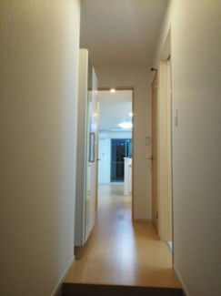 落ち着いた玄関です