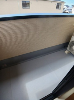 陽当たり良好なバルコニーです