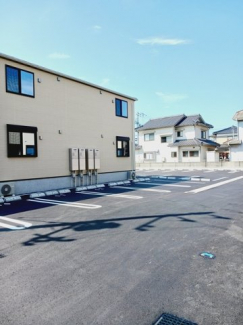 駐車場に車を止められます