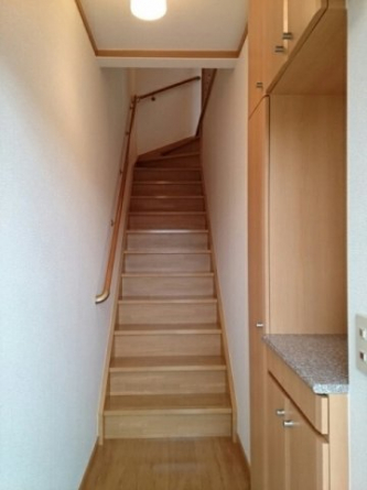 ゆったりとした玄関です