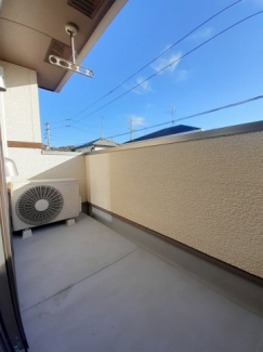 広々としたバルコニーです